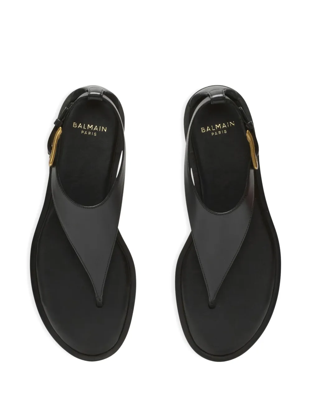 Balmain Anthem sandalen met neus Zwart