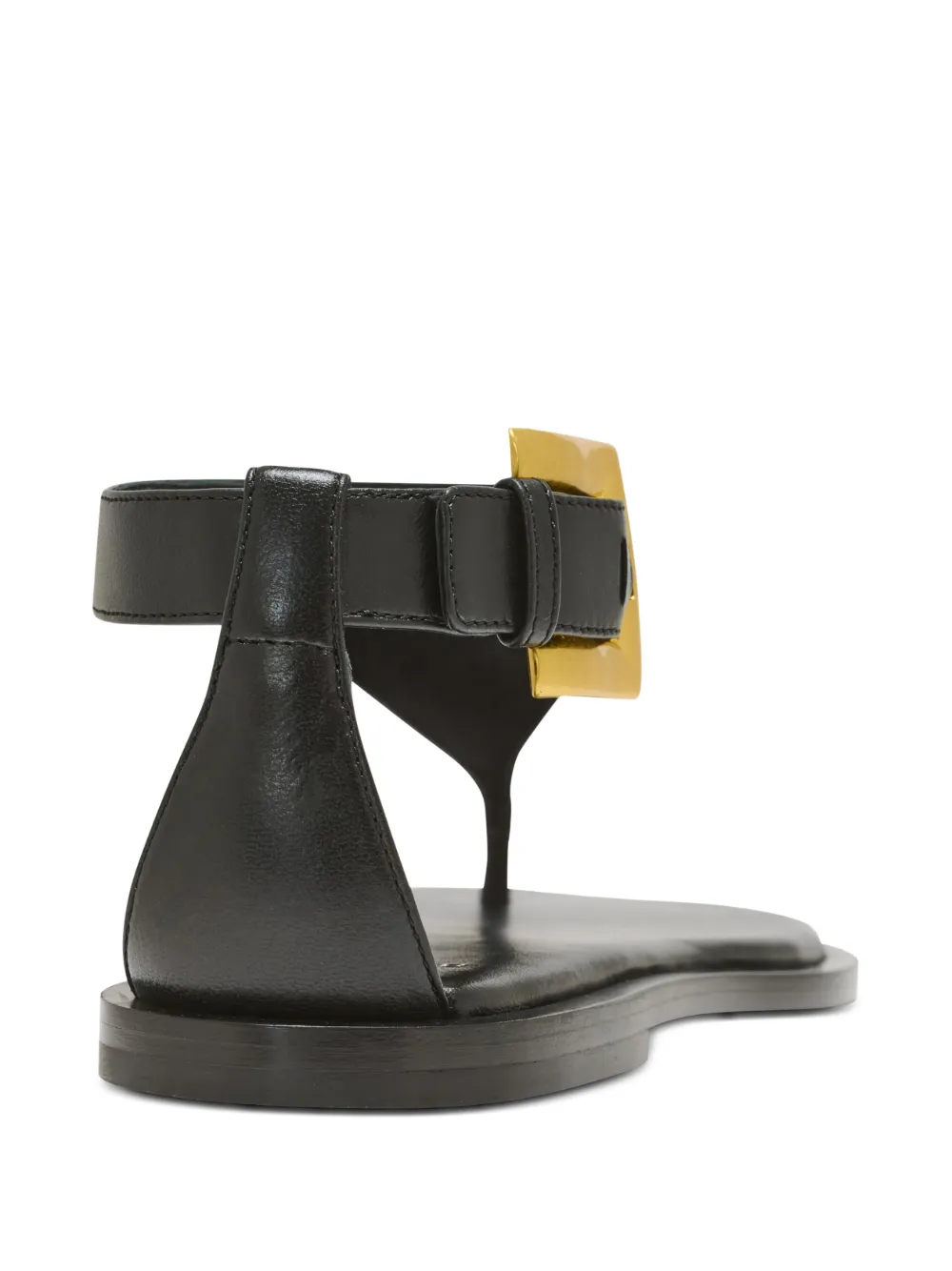 Balmain Anthem sandalen met neus Zwart