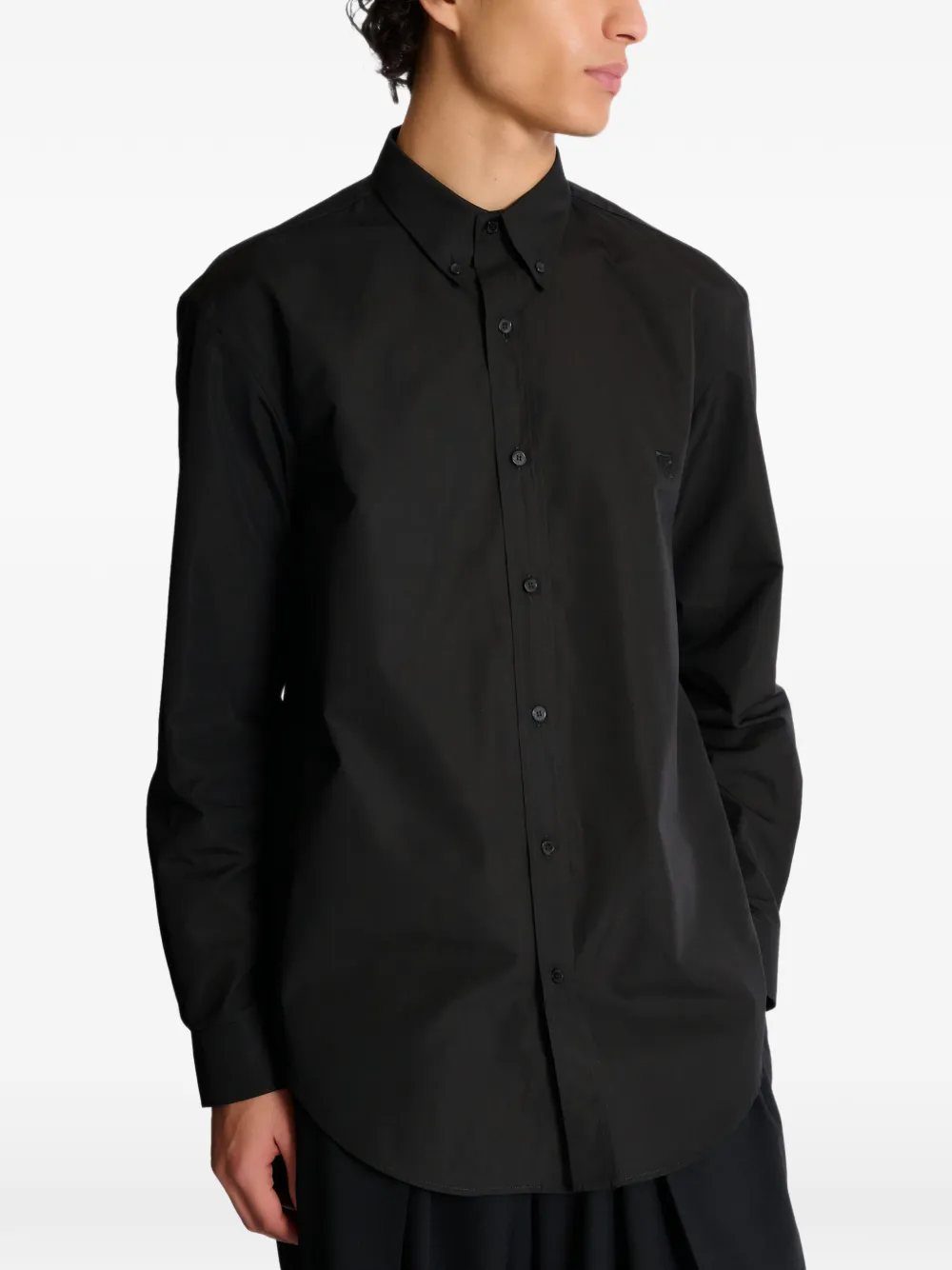 Balmain Katoenen overhemd Zwart