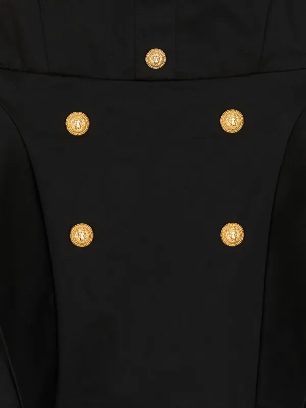 Balmain Kids フレアワンピース | ブラック | FARFETCH JP