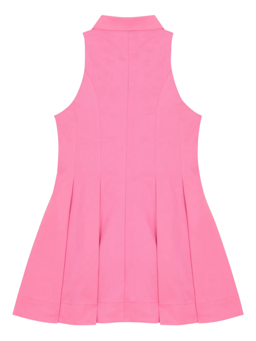 Balmain Kids Flared jurk met knopen Roze