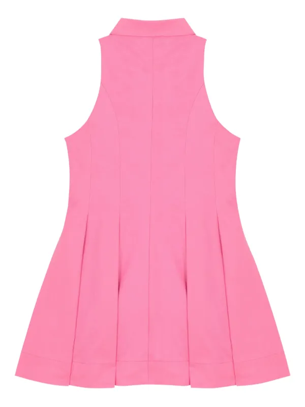 balmain pink blazer dress Strappy houndstooth tweed A-line dress pink pink - Women