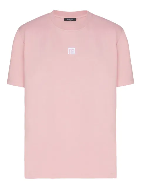 Balmain logo-embroidered T-shirt