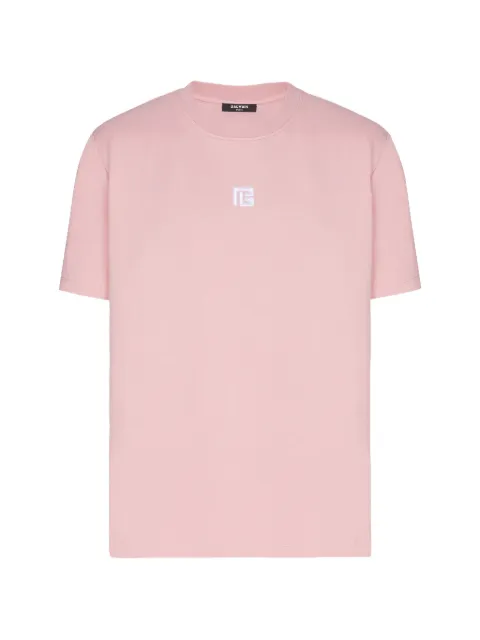 Balmain logo-embroidered T-shirt