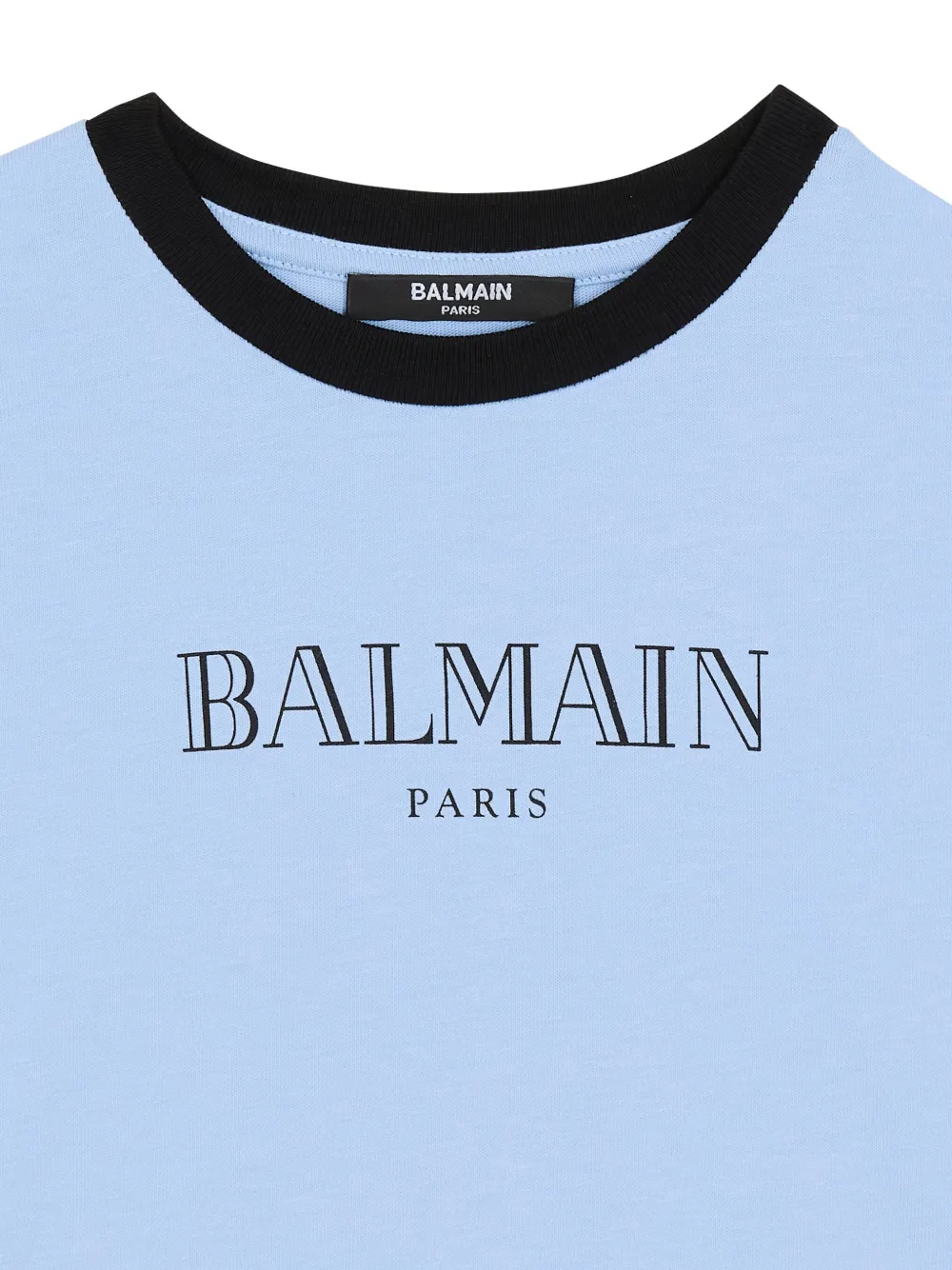  Balmain Kids Logo-print T-shirt - Blue 
