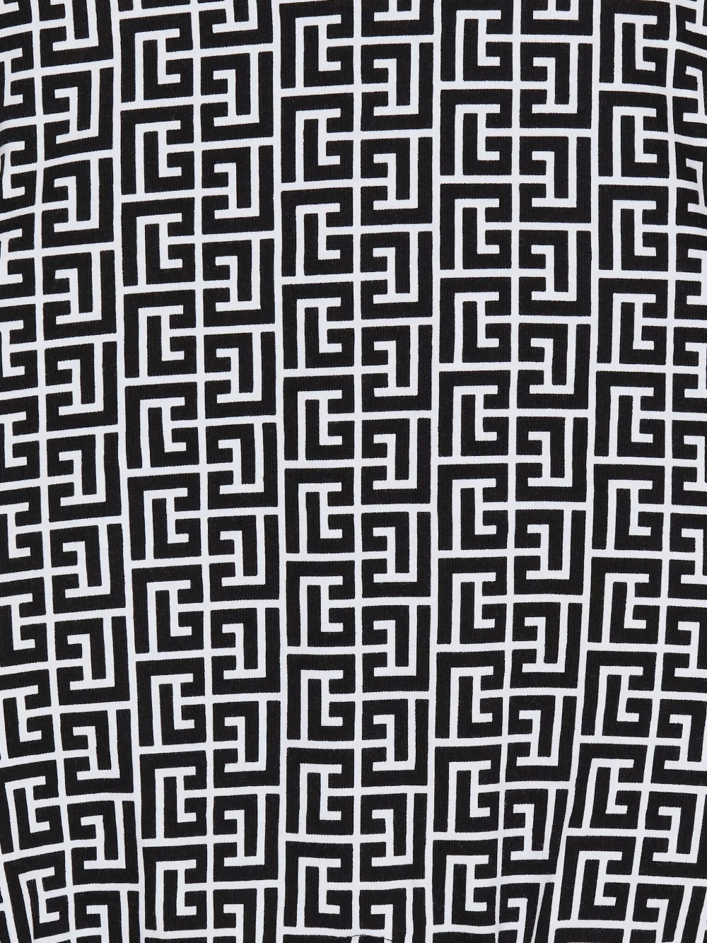  Balmain Kids Monogram Romper - White 