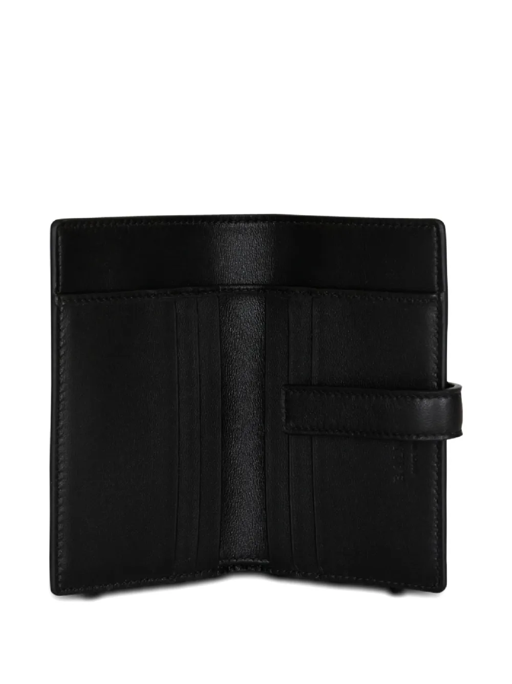  Balmain Monogram Jacquard Wallet - Black 
