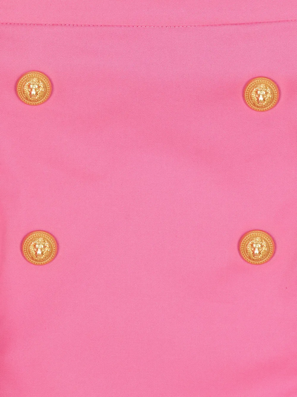 Balmain Kids Flared rok met knopen Roze