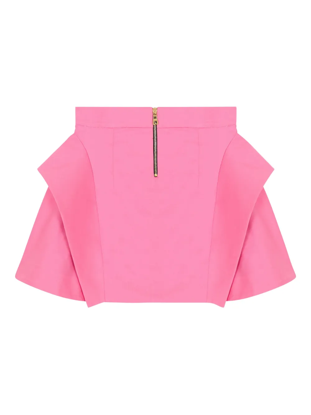 Balmain Kids Flared rok met knopen Roze