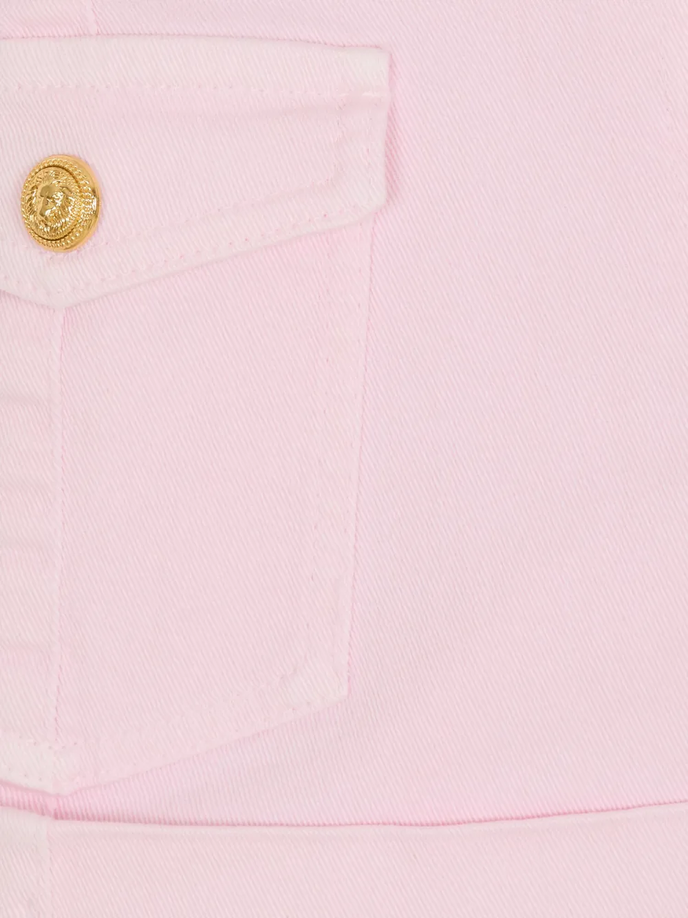  Balmain Kids Button Pocket Shorts - Pink 