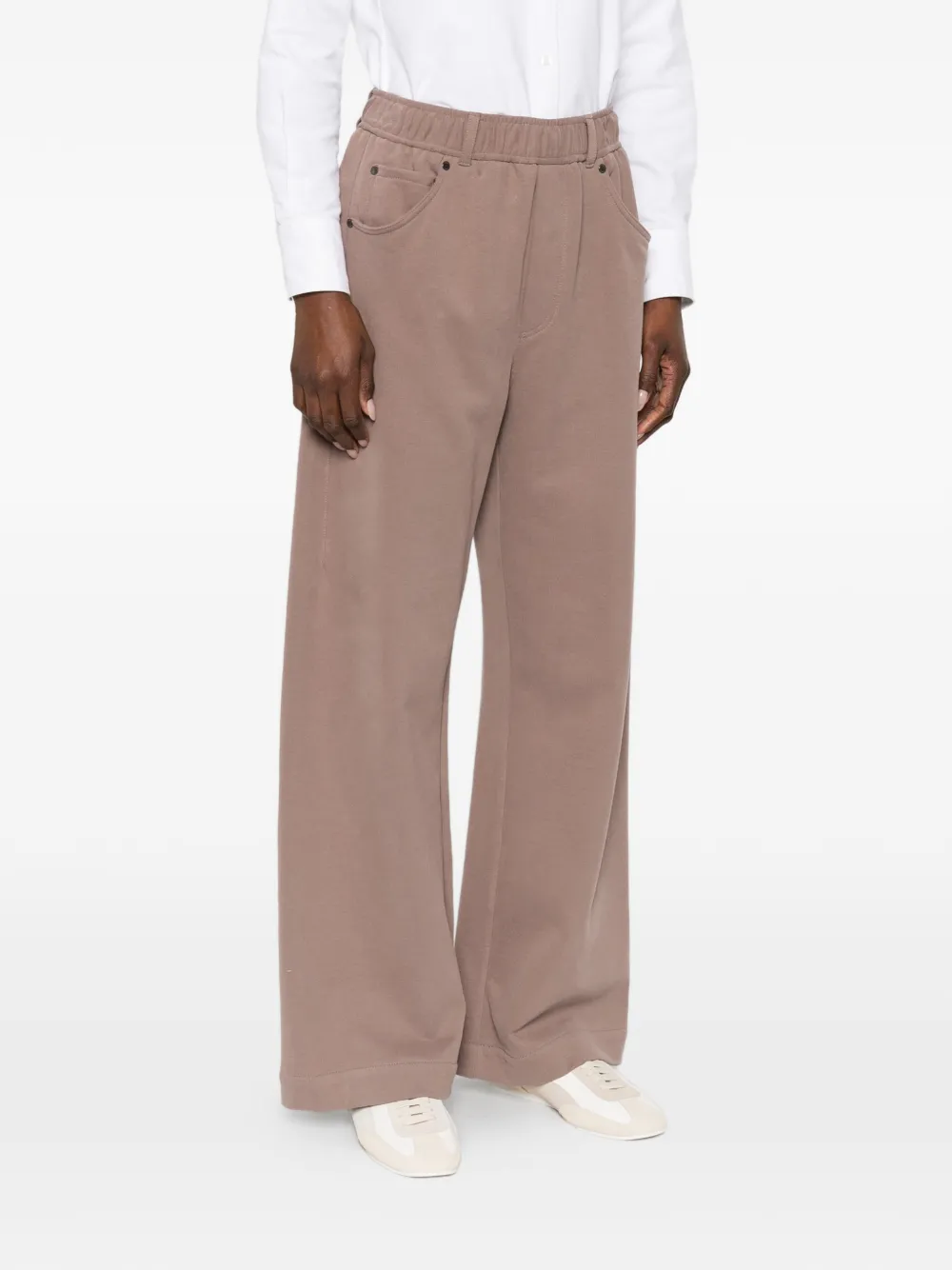 Brunello Cucinelli Broek met zak Bruin