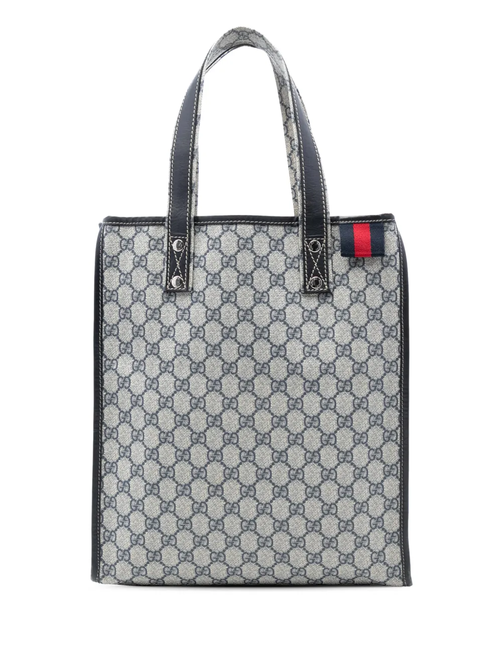 Gucci Pre-Owned 2016-2025 GG Supreme Web tote bag - Marrone