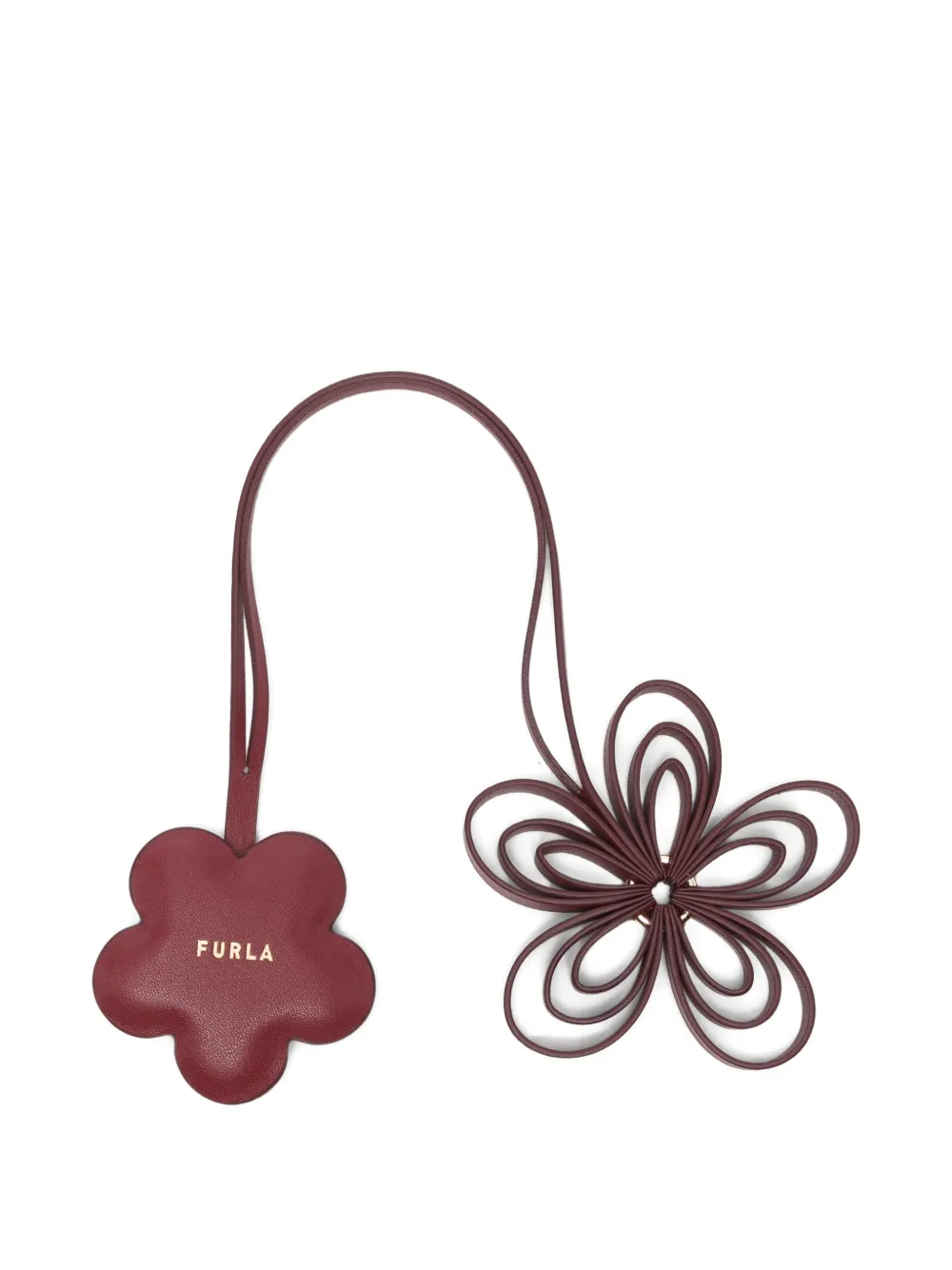 Furla Allegra flower charm - Rosso