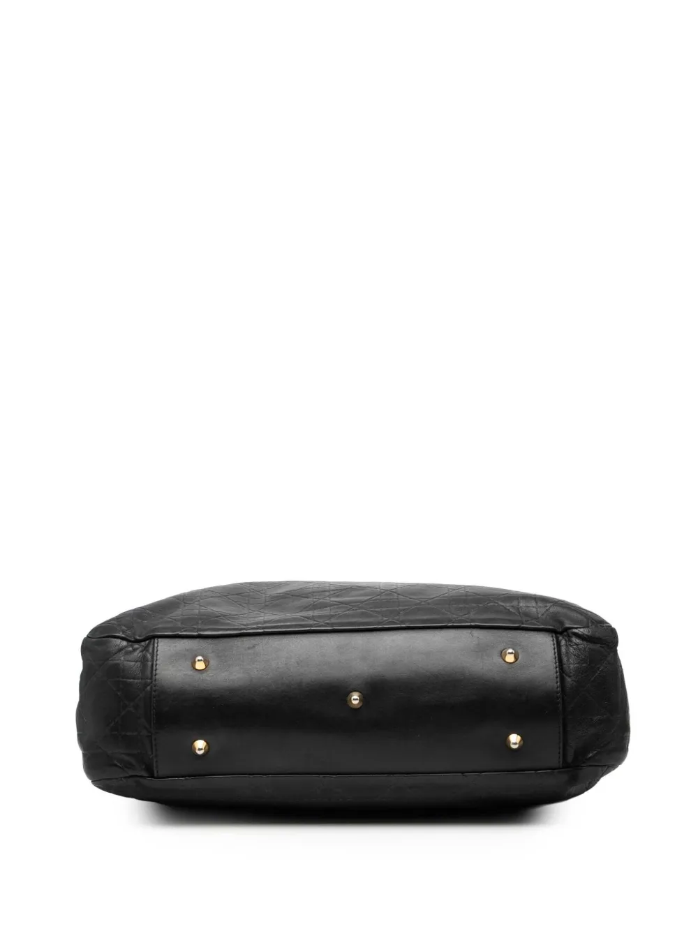 2007 Large Lambskin Cannage Lady Dior Soft Shopping Tote Bag