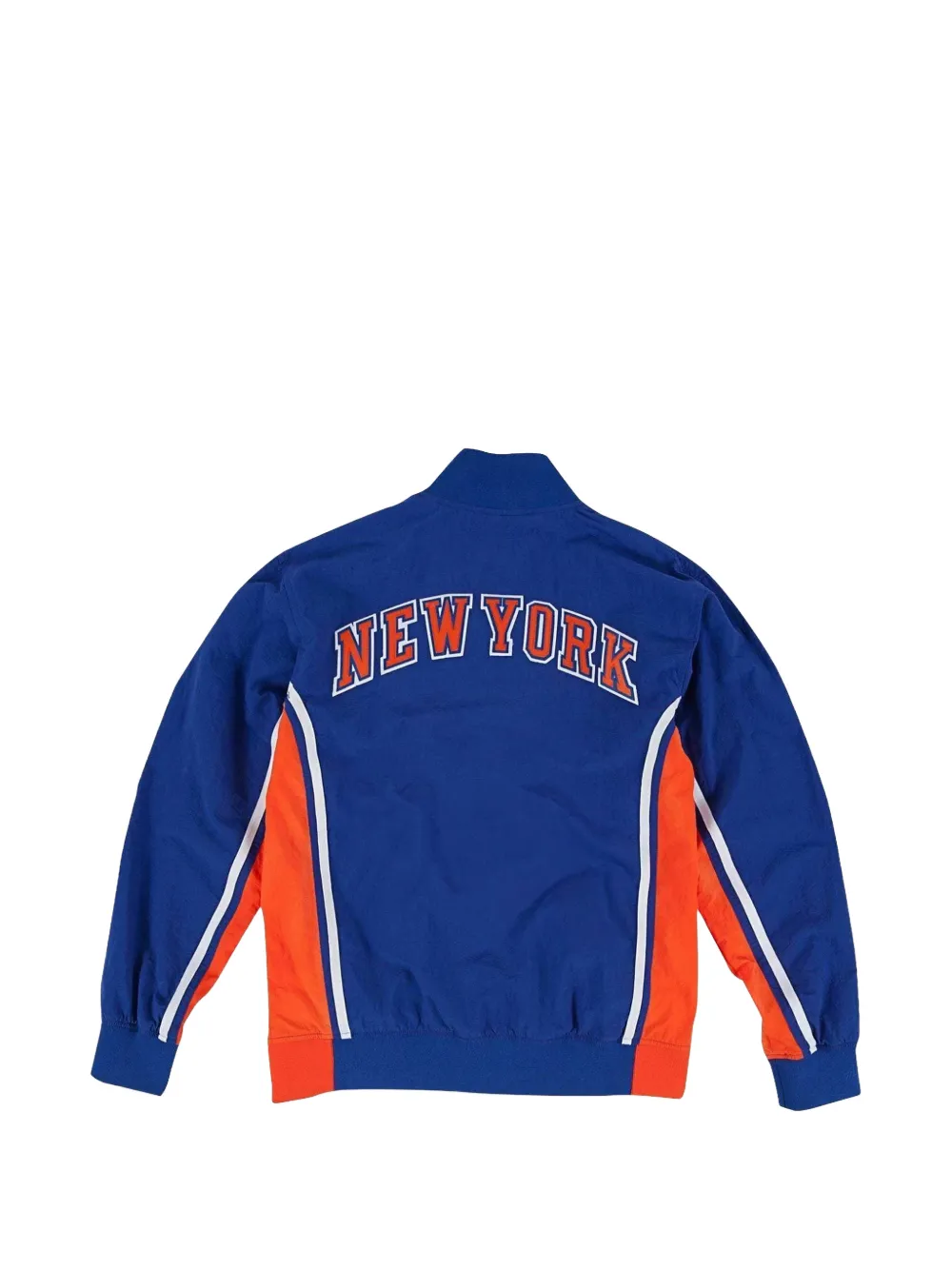  Mitchell & Ness X Nba 1992-93 New York Knicks Authentic Warm-up Jacket - Blue 