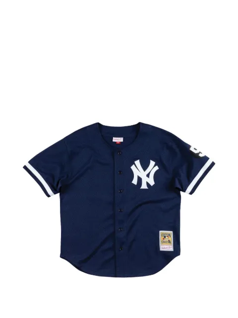 Mitchell & Ness 1999 New York Yankees logo-detail shirt