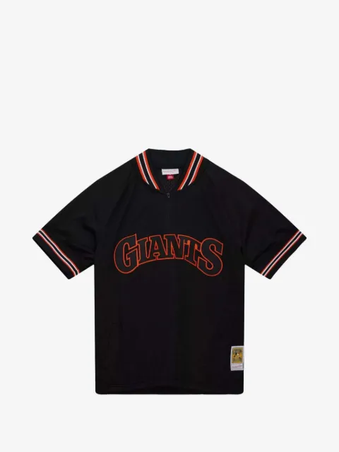 Mitchell & Ness 1991 San Francisco Giants logo zip jersey