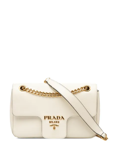 Prada Pre-Owned 2010-2025 Saffiano Pattina Chain crossbody bag