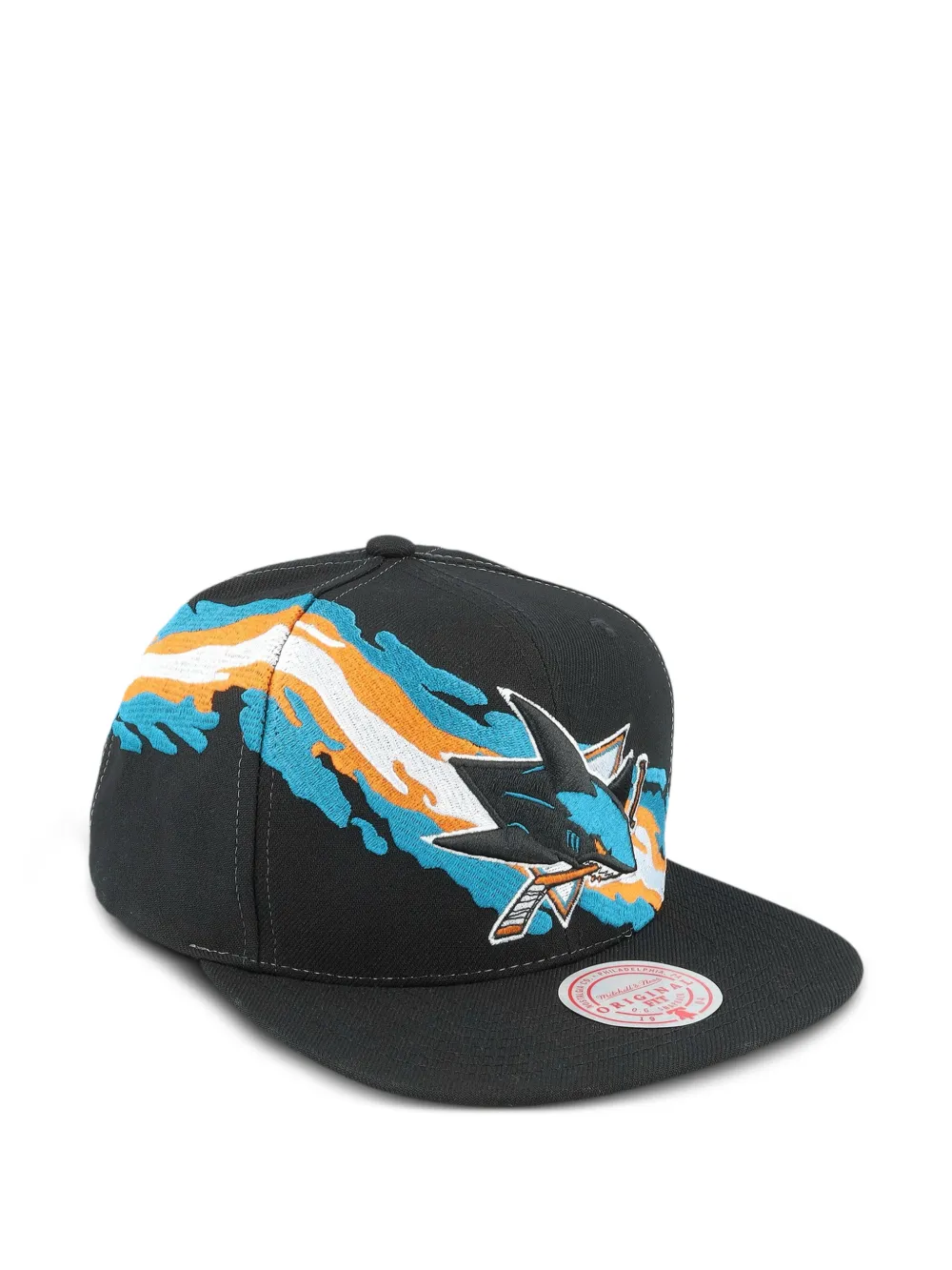 Mitchell & Ness x NHL Cappello da baseball con logo - Nero