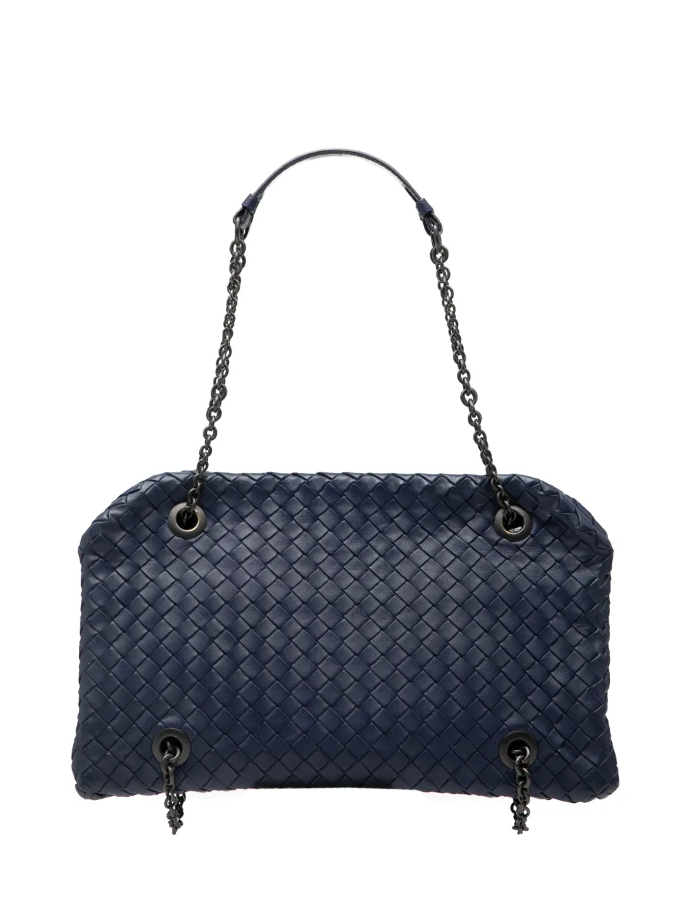 Bottega Veneta Pre-Owned 2012-2025 Nappa Intrecciato Duo shoulder bag - Blu
