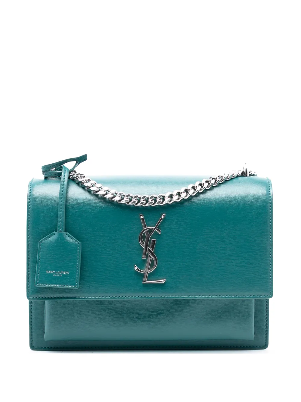 Saint Laurent Pre-Owned 2019 mittelgroße Monogram Sunset Umhängetasche - Blau