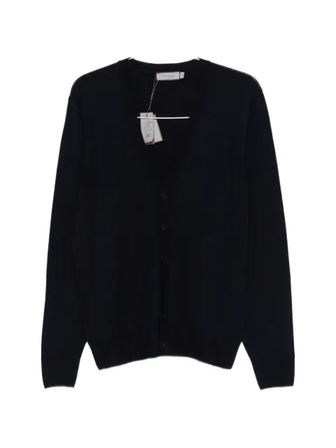 Canali button V-neck cardigan