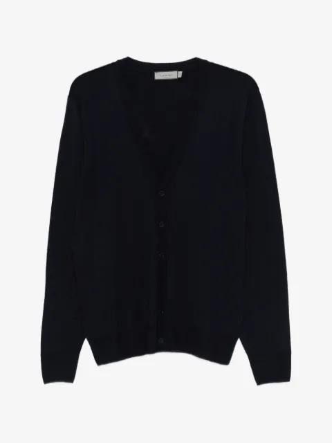 Canali Vest met V-hals en knoop