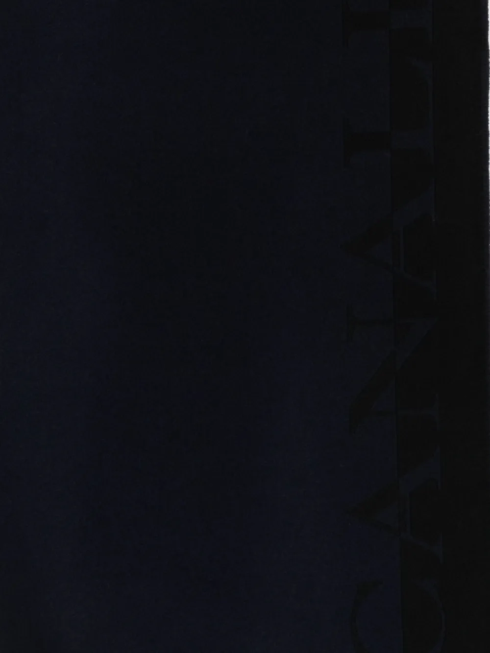 Canali fringed scarf - Blauw