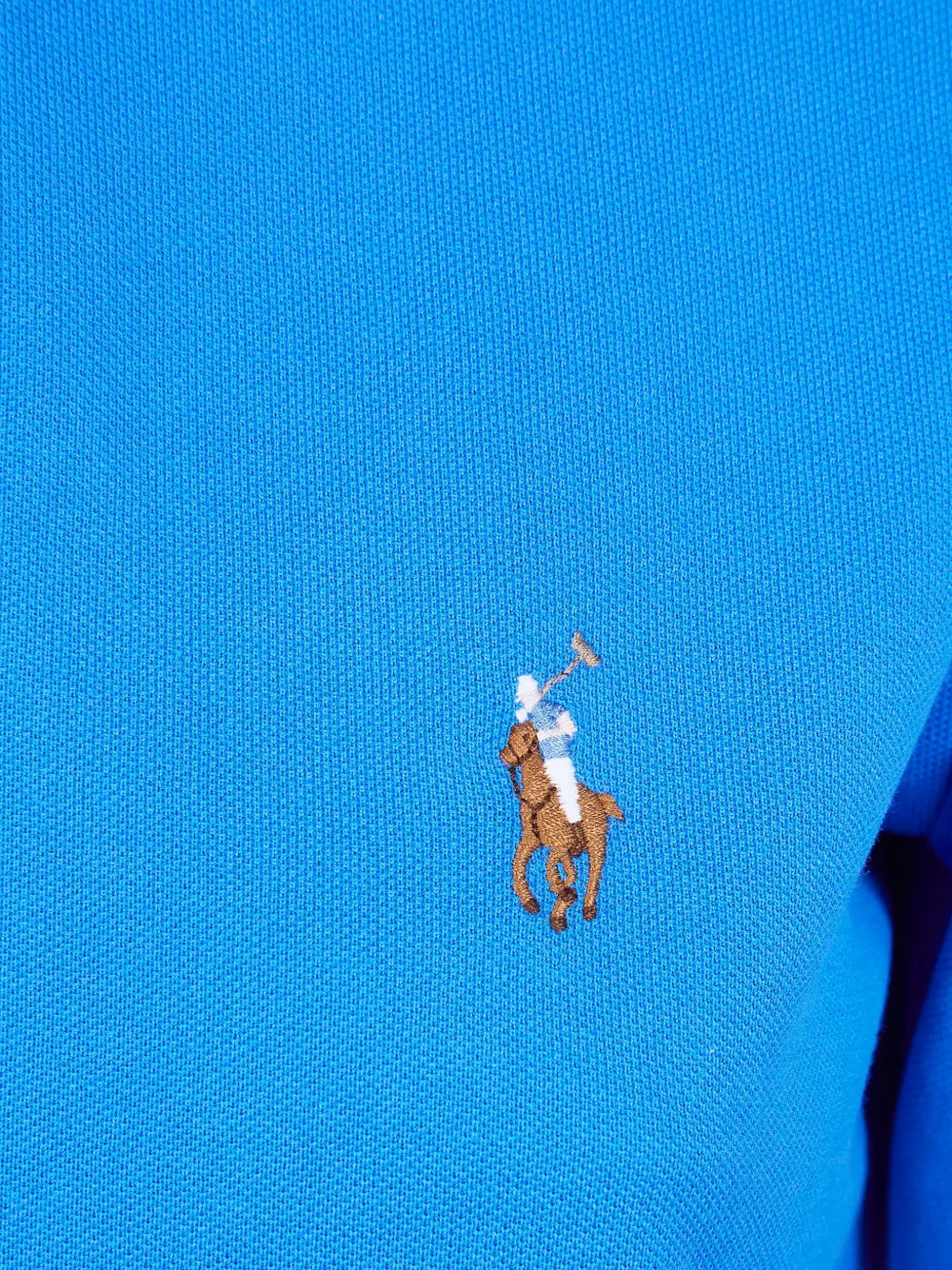  Polo Ralph Lauren Chemise à Boutonnière Sur Le Devant - Bleu 