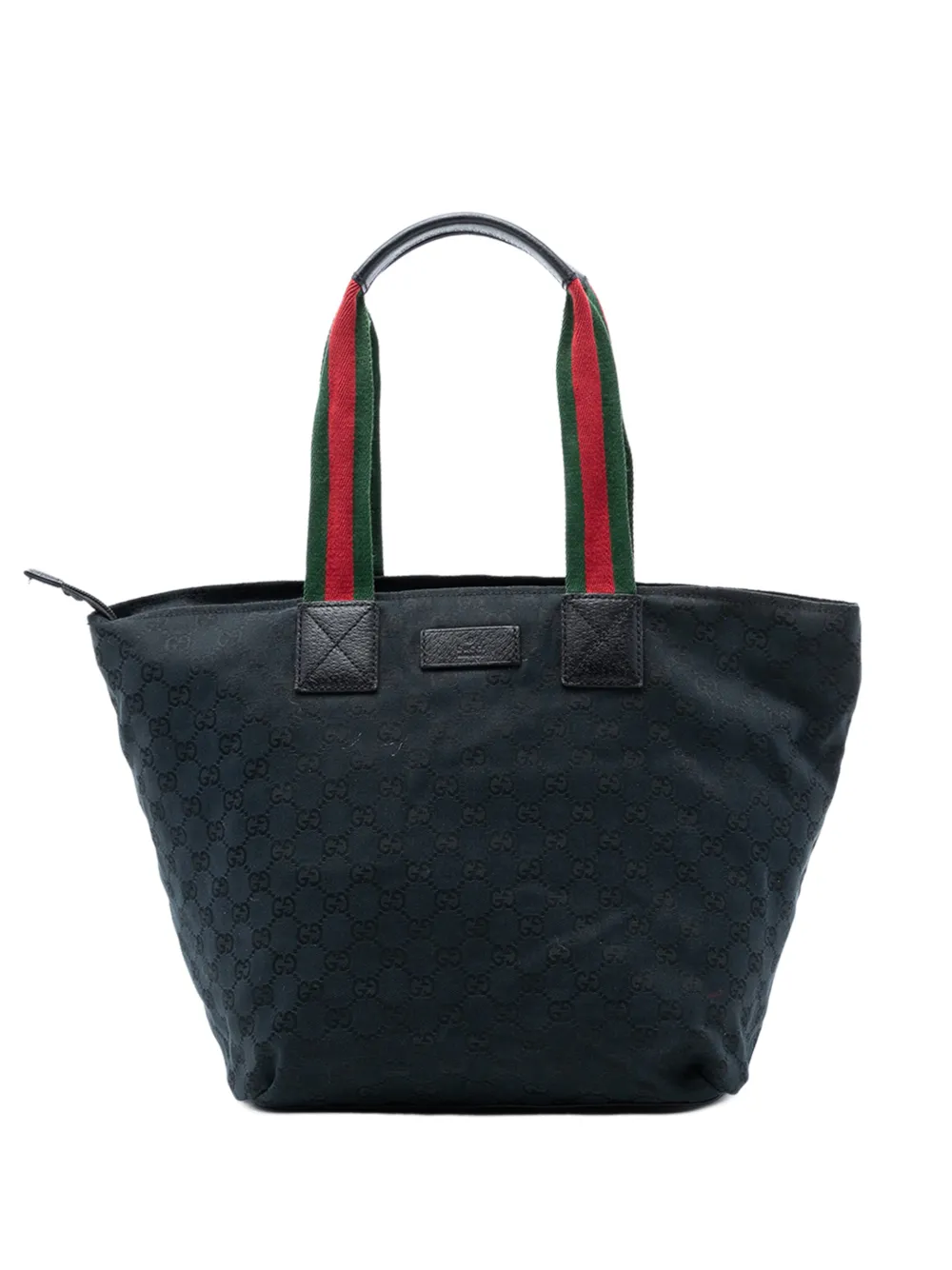 Gucci Pre-Owned 2000-2015 GG Canvas Web tote bag - Nero
