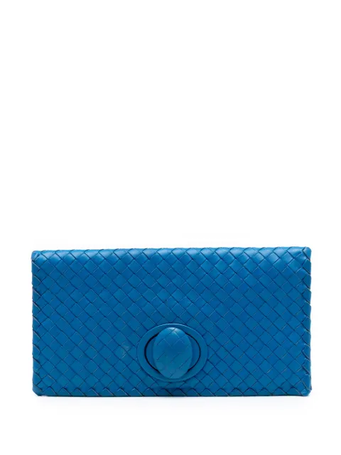 Bottega Veneta Pre-Owned 2012-2025 Nappa Intrecciato Turn Lock clutch bag