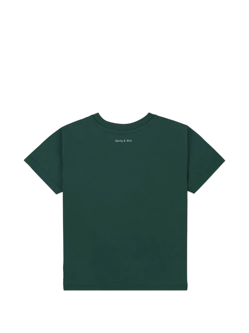 SPORTY & RICH KIDS T-shirt met ronde hals Groen