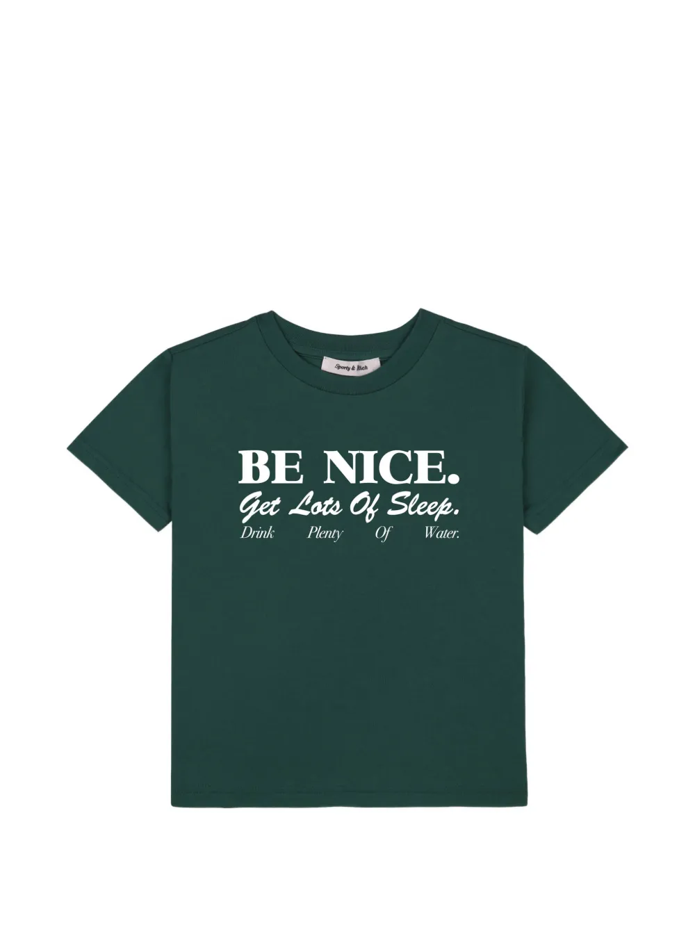 SPORTY & RICH KIDS crew-neck T-shirt - Verde