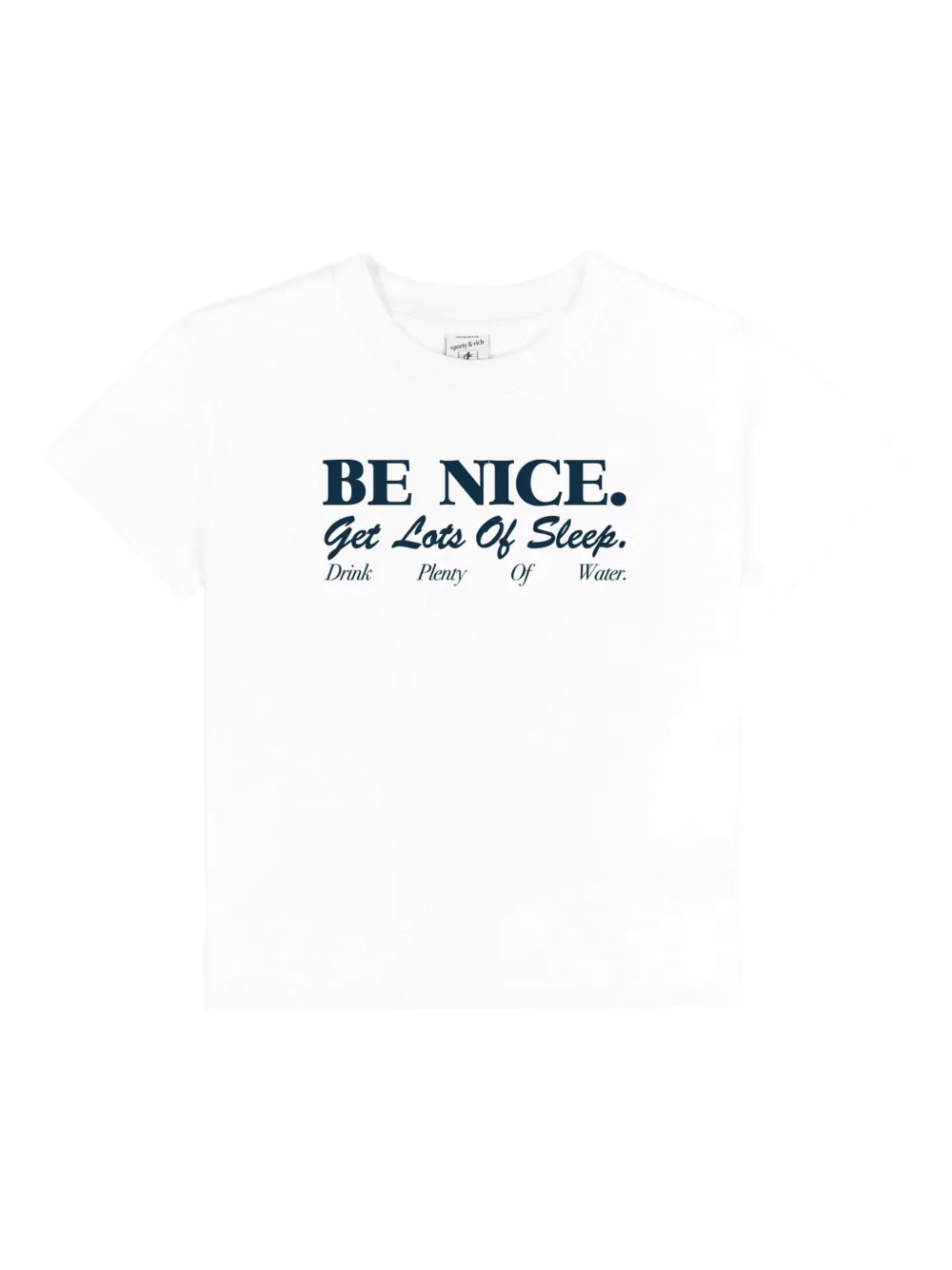 SPORTY & RICH KIDS short-sleeve graphic T-shirt - Bianco