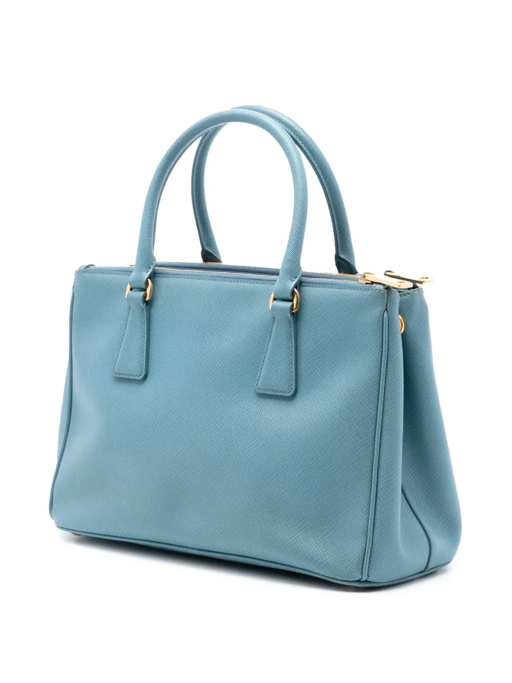 2010-2025 Small Saffiano Lux Galleria Double Zip satchel