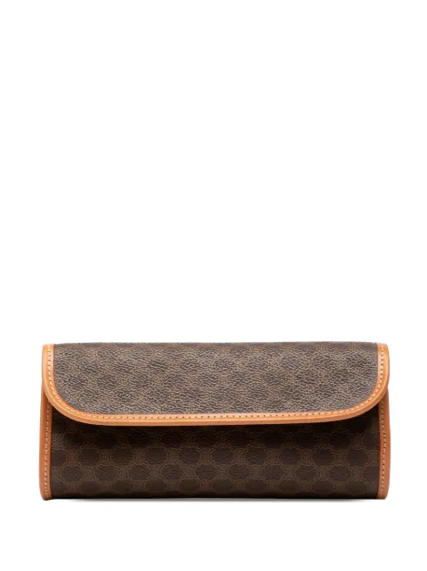Celine Pre-Owned 1999 Macadam Coated Canvas clutch bag