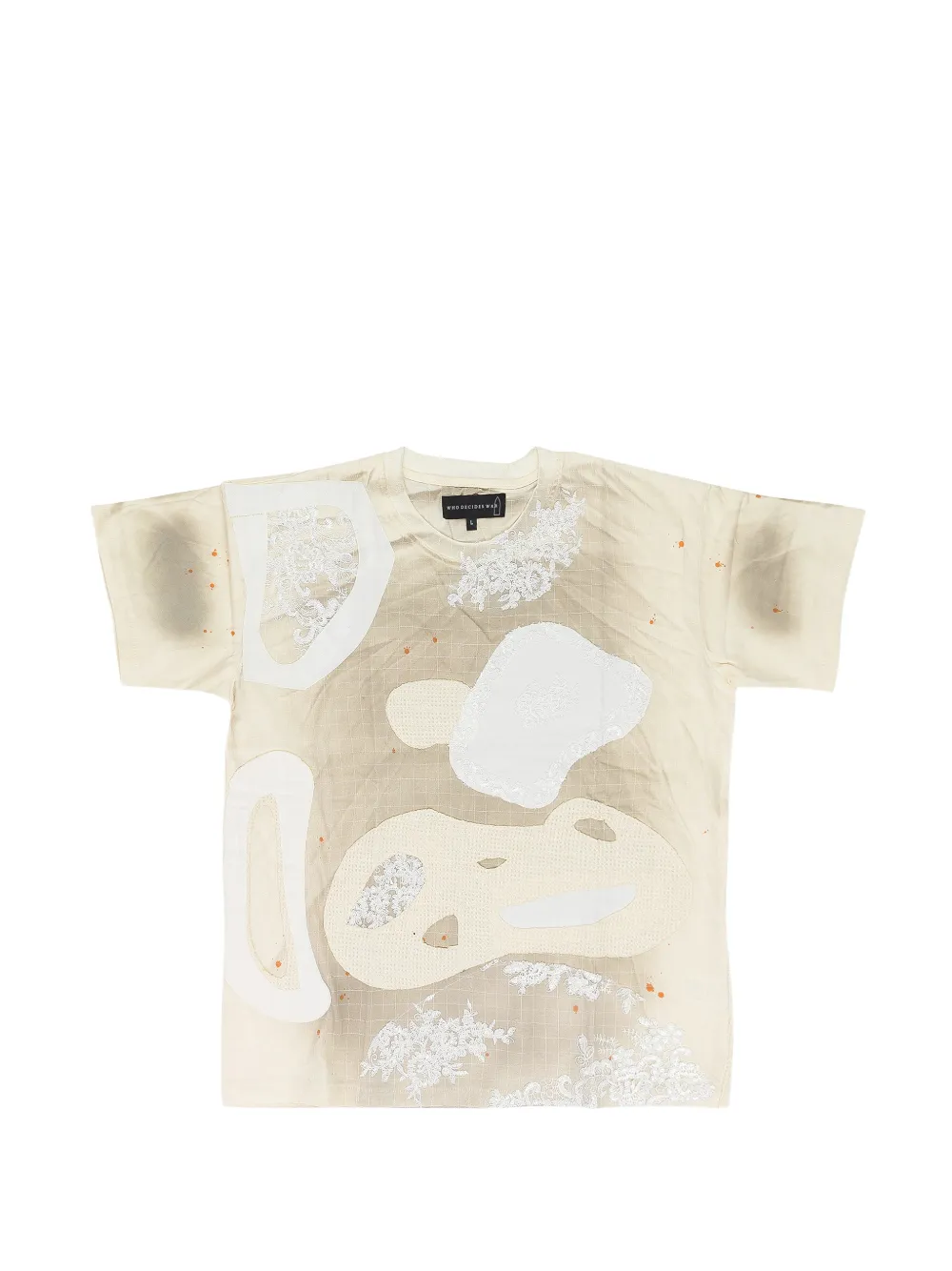 Who Decides War Location Grid T-shirt - Toni neutri