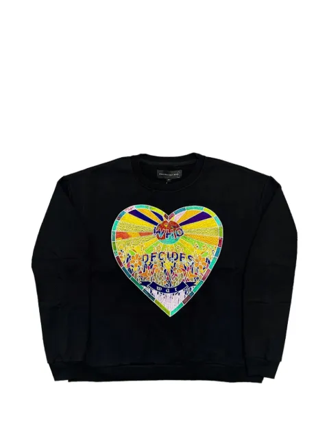 Who Decides War graphic-print sweatshirt