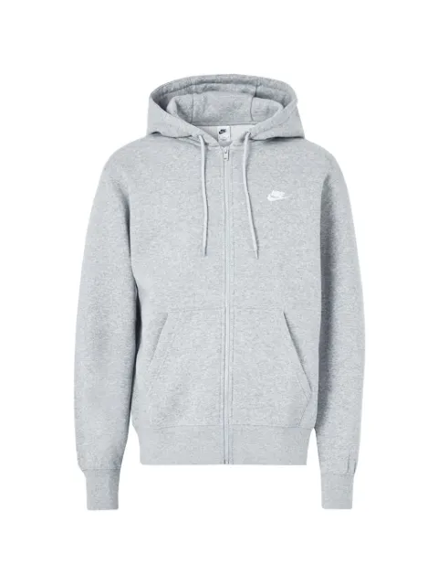 Nike hoodie zippée à logo brodé