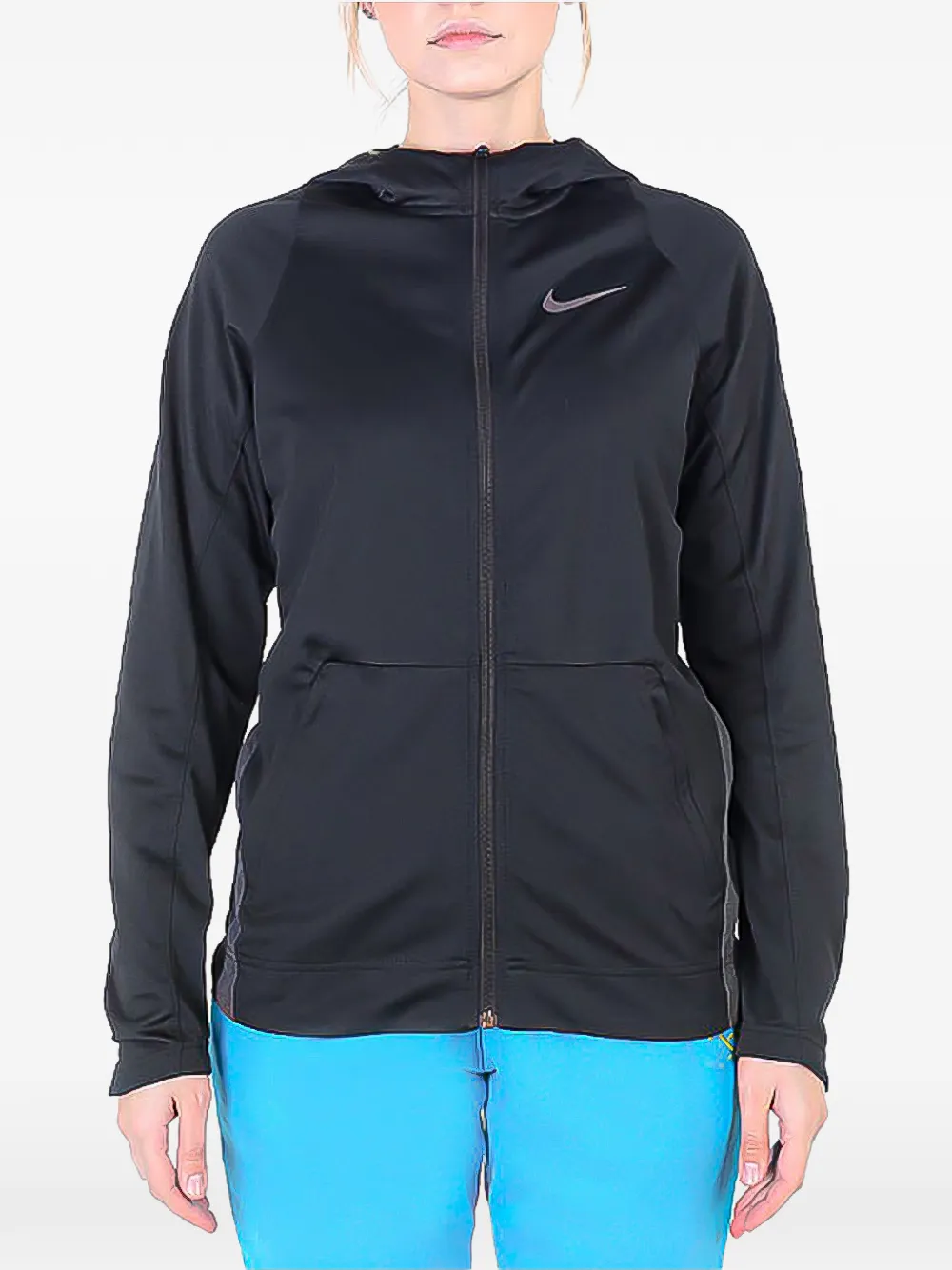 Nike Zonnebril met marquee afwerking en spiegelende glazen Groen