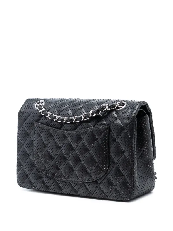 CHANEL Pre-Owned 2006-2008 Medium Classic Perforated Lambskin