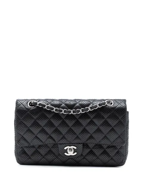 CHANEL Pre-Owned 2006-2008 Medium Classic Perforated Lambskin Double Flap shoulder bag