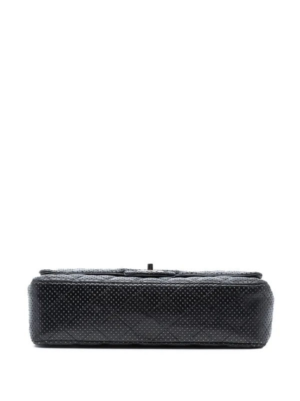 CHANEL Pre-Owned 2006-2008 Medium Classic Perforated Lambskin