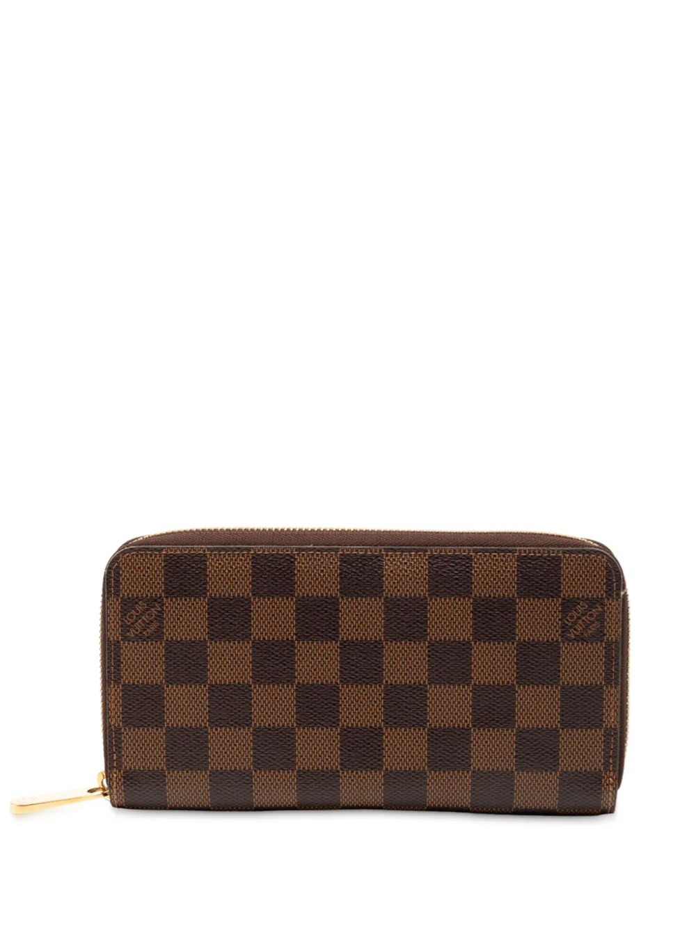 Louis Vuitton Pre-Owned 2012 Damier Ebene Zippy Wallet long wallets - Marrone
