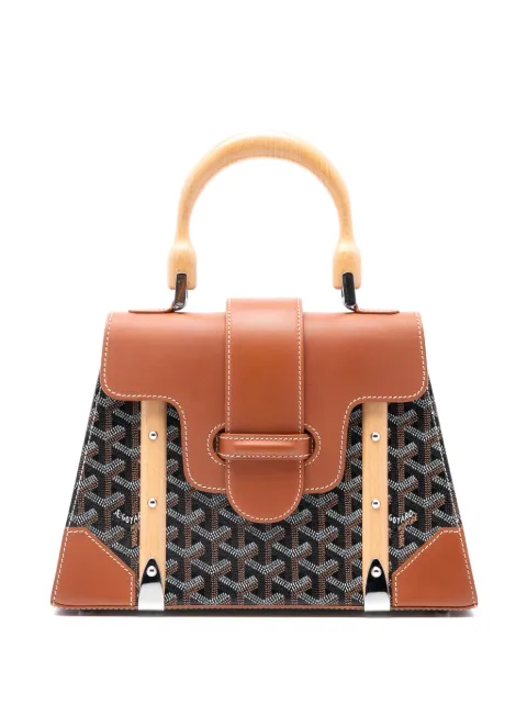 Goyard Pre-Owned 2016 Goyardine Saigon Structured PM satchel