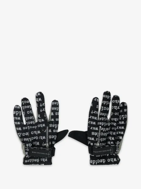 Who Decides War Armor zip gloves