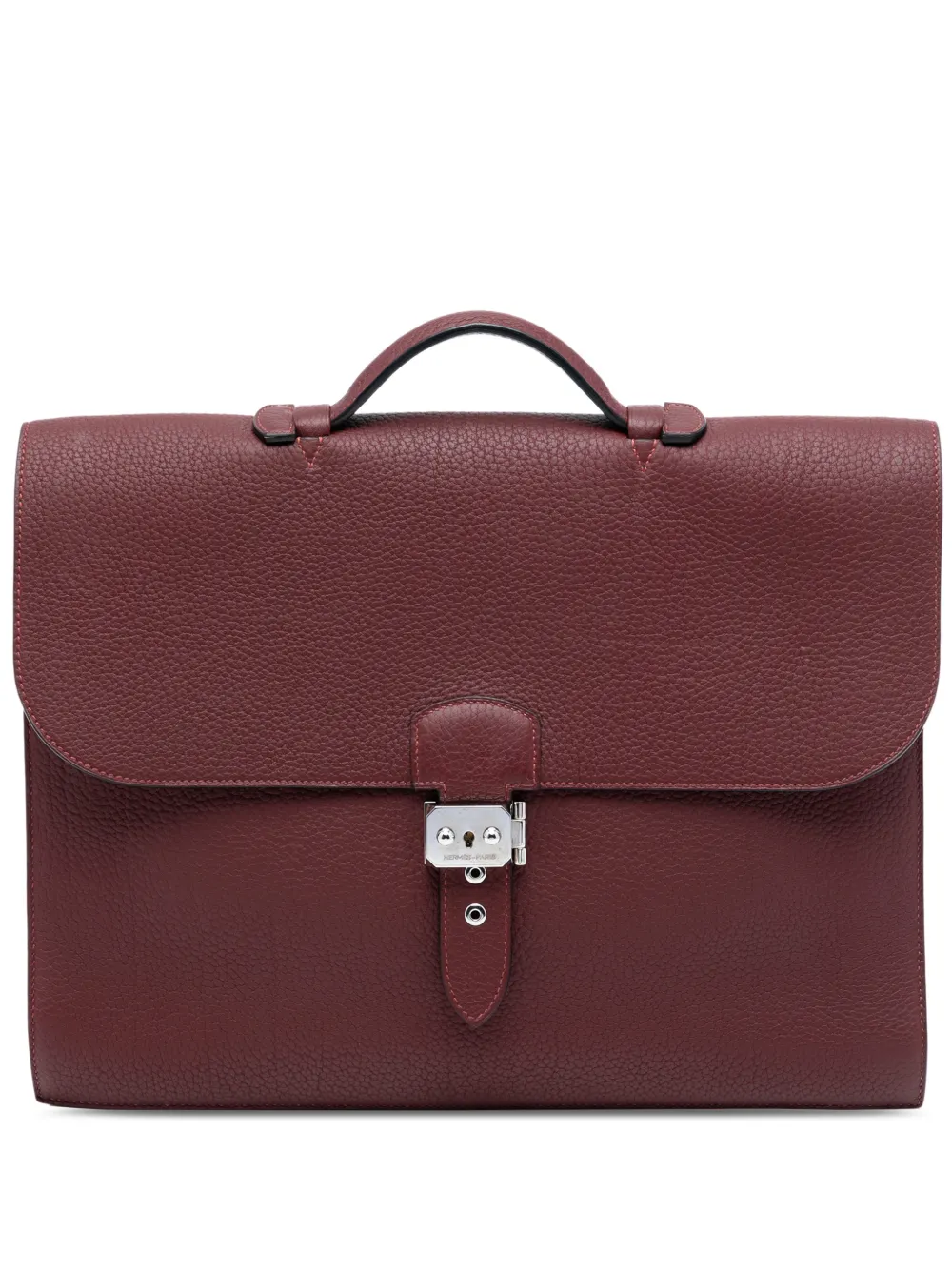 Hermès Pre-Owned 2008 Togo Sac A Depeches 38 business bag | Red | Image 1