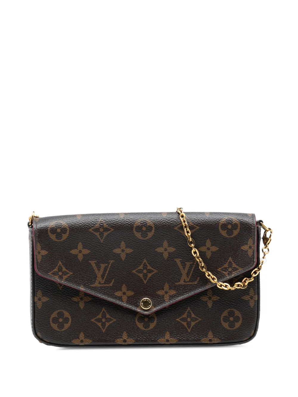 Louis Vuitton Pre-Owned 2018 Monogram Pochette Felicie crossbody bag - Marrone