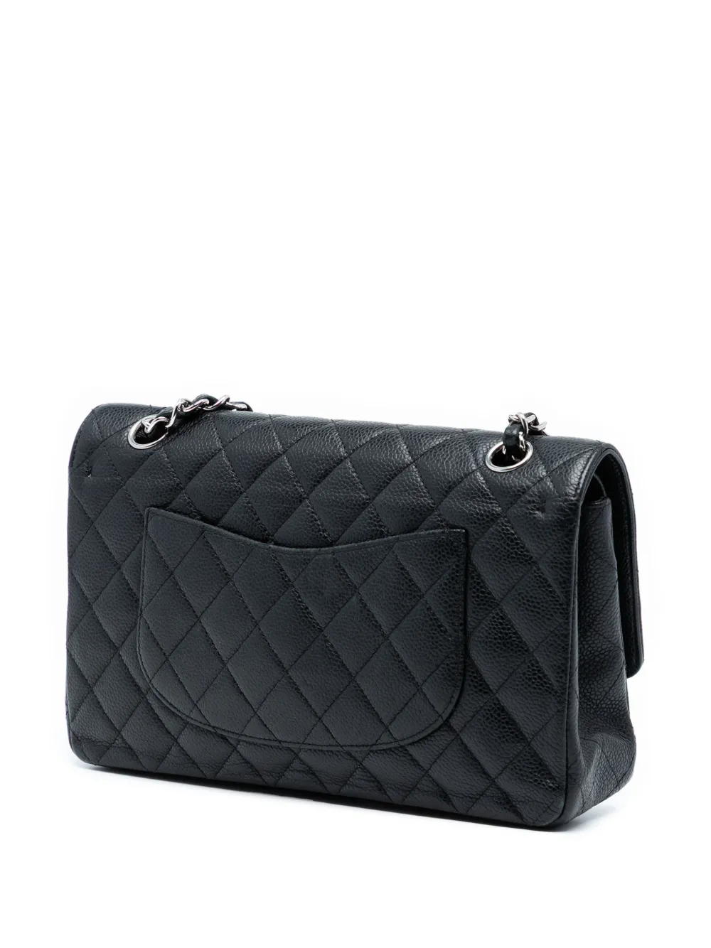 2009-2010 Medium Classic Caviar Double Flap Shoulder Bag