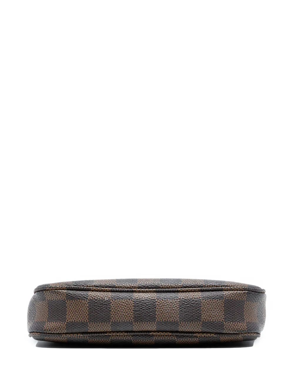 2004 Damier Ebene Mini Pochette Accessoires Shoulder Bag
